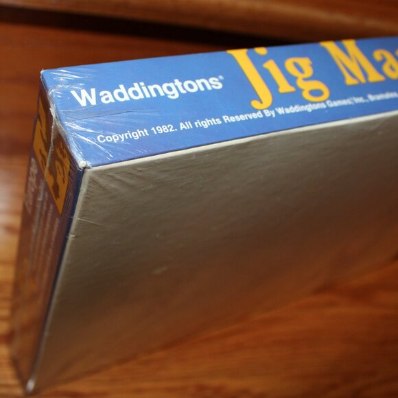 3/$188❤️sealed 1982 Europe Jig Map Waddingtons Puzzle Jig Map Place Name Quiz - Picture 4 of 6